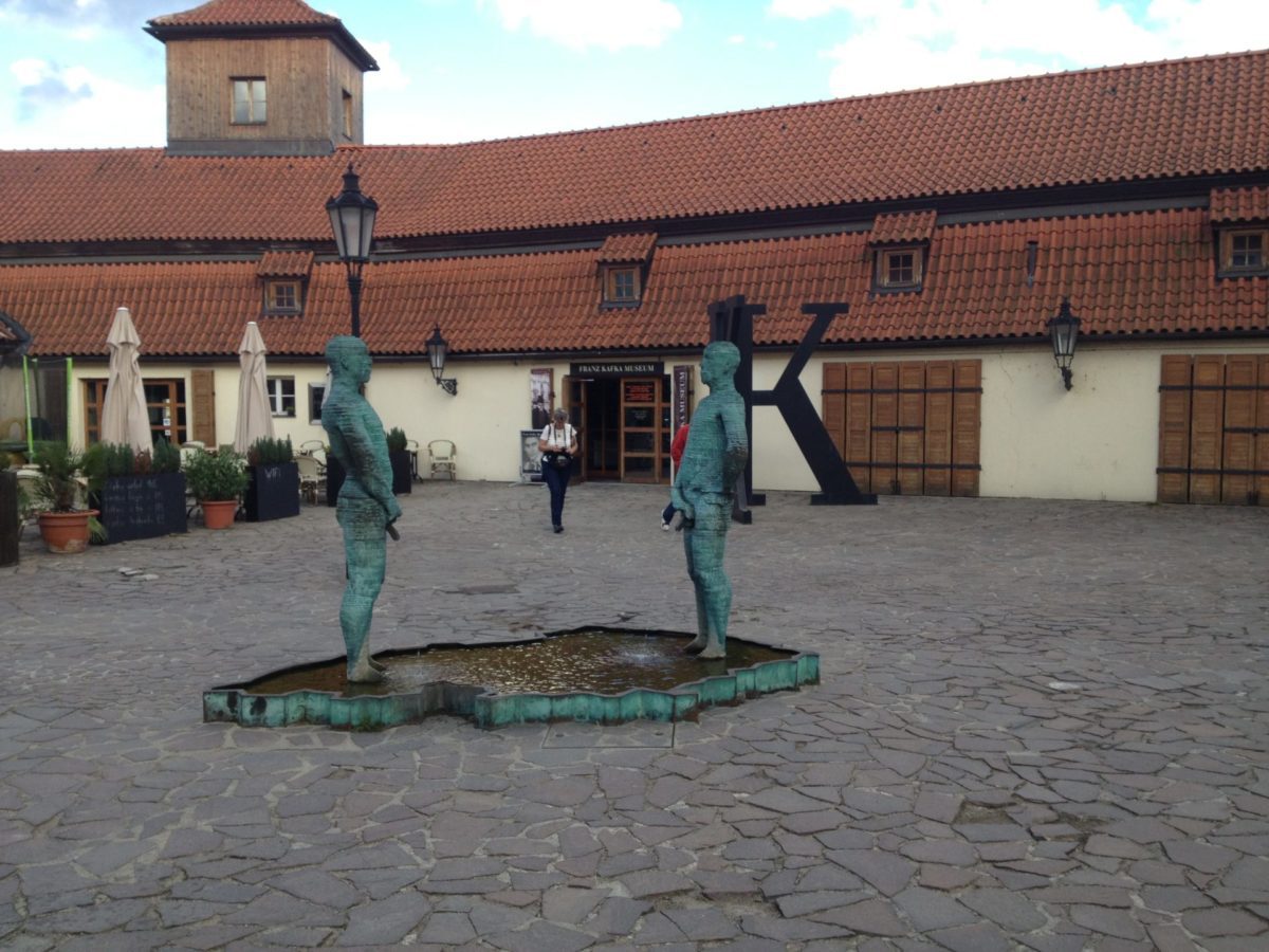 Pissing Sculptures by David Cerny in Prague