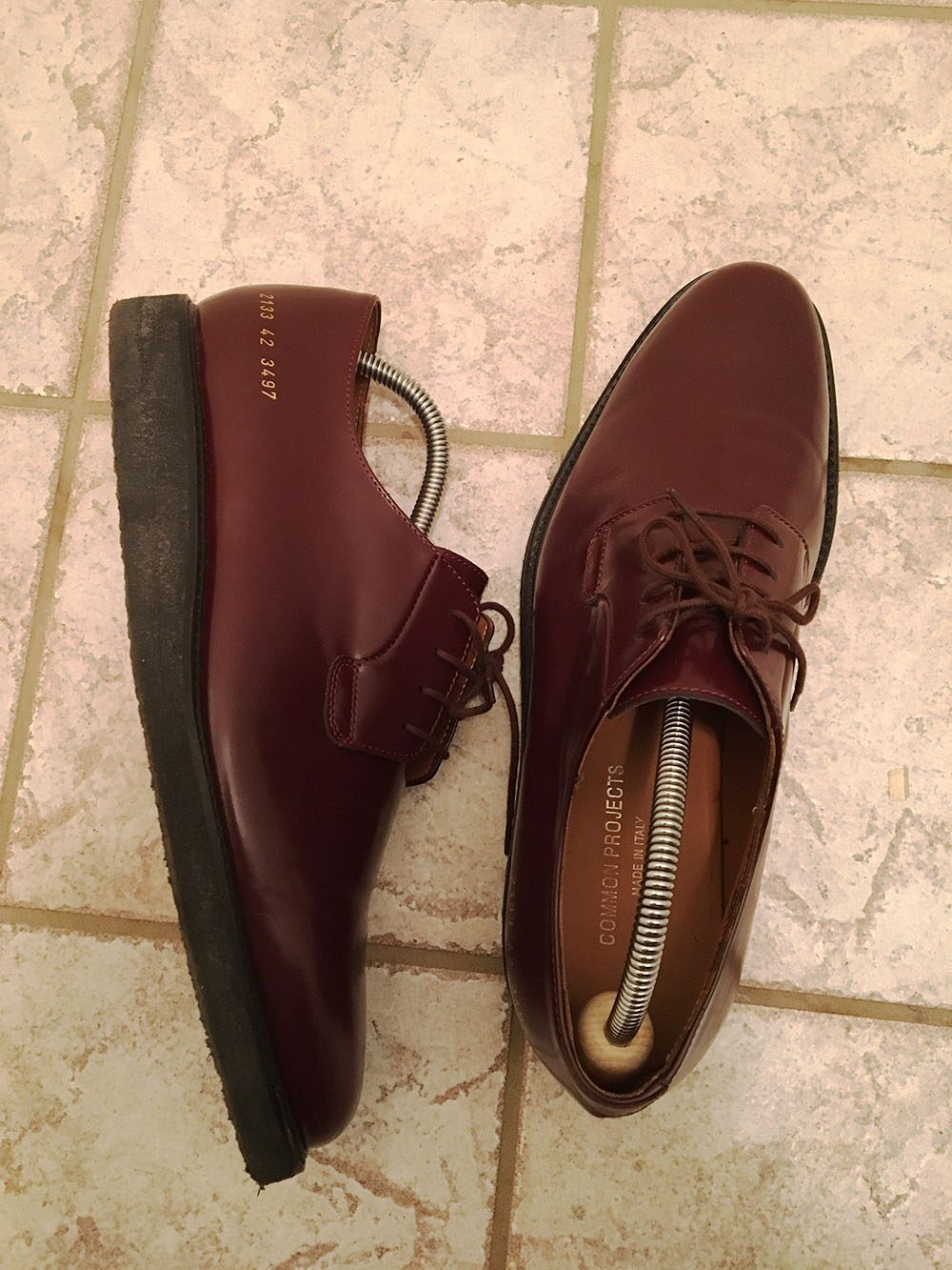 Common Projects Derby Shine Review