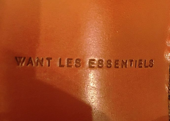 Want Les Essentiels Brand Logo, WANT Les Essentiels Footwear Review