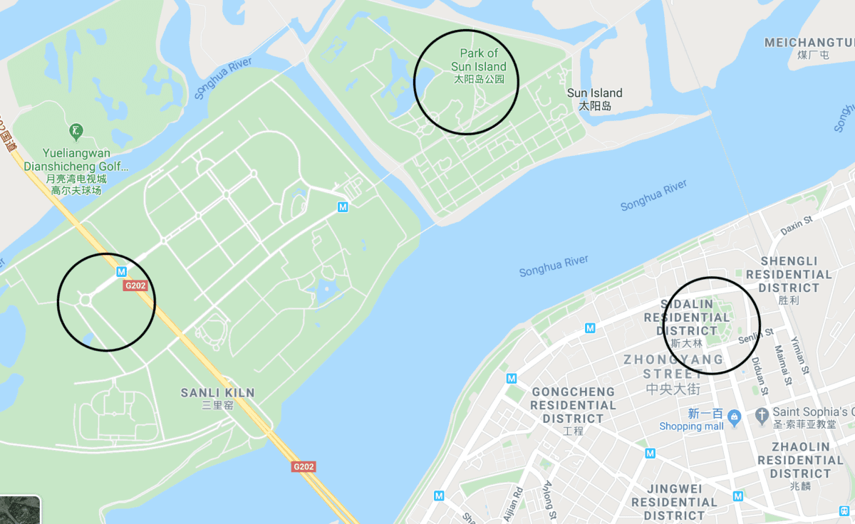 Harbin Weekend Locations