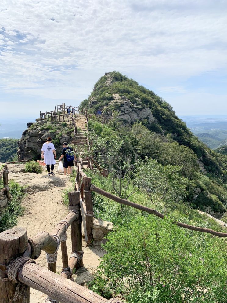 Little Black Mountain Tourist Site in Dalian, Liaoning during the summer