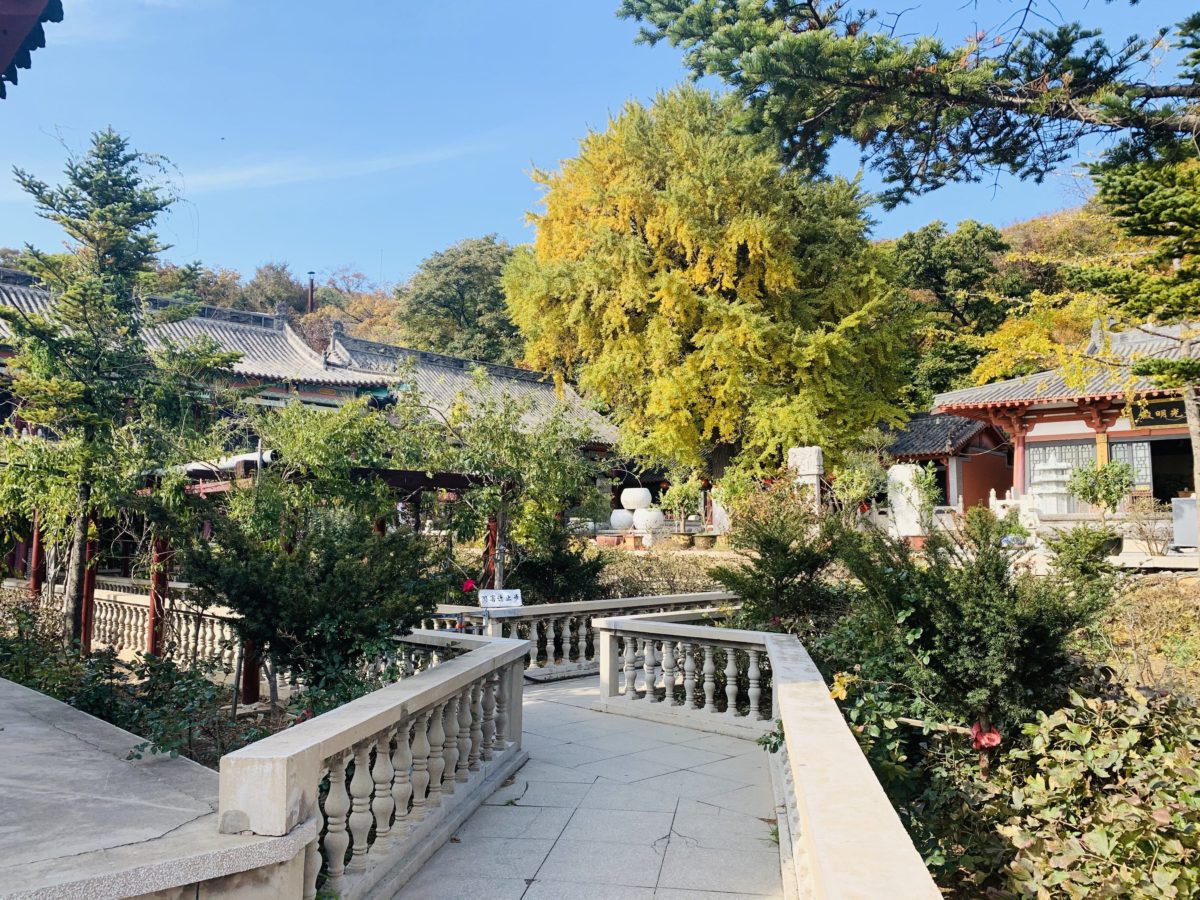 Temples outside Dalian in Big Black Mountain