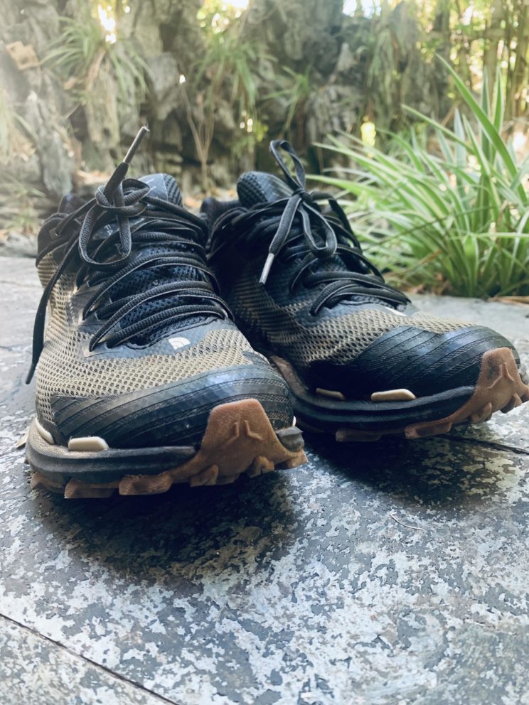 The North Face Vectiv Futurelight Hiking Shoes TPU toecap provide extra comfort and durability, footwear review