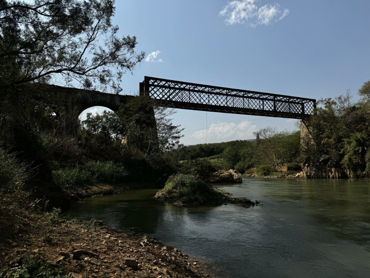 The French-designed Flower Bridge in Xiaolongtan Village, Kaiyuan in Honghe Prefecure