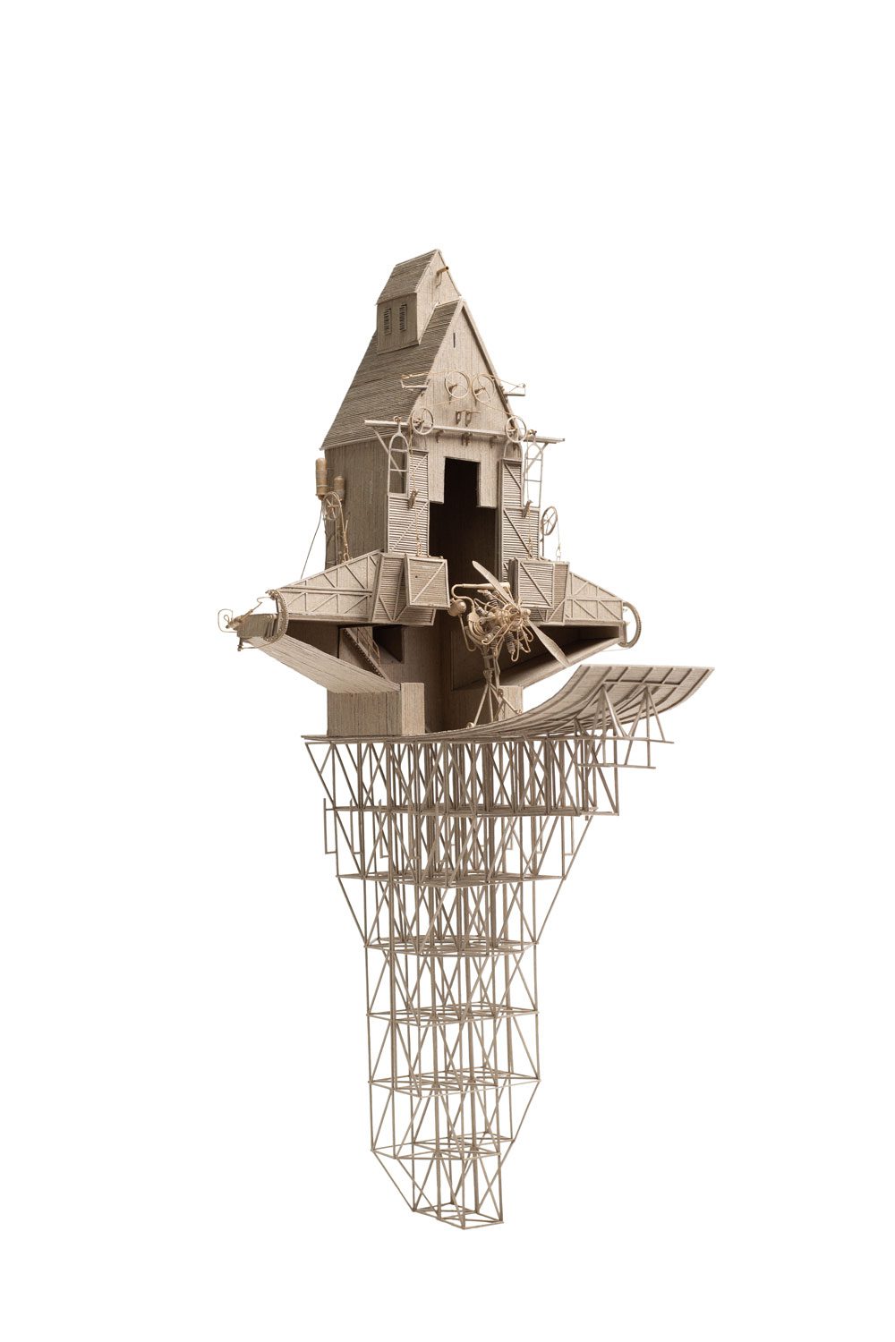 The Birdhouse, a cardboard project from an Australian artist